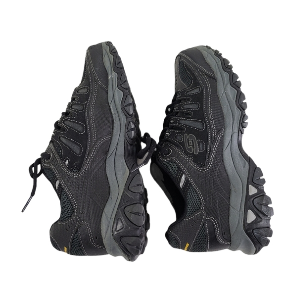 Skechers Afterburn Memory Fit Sneaker Black - Picture 6 of 8